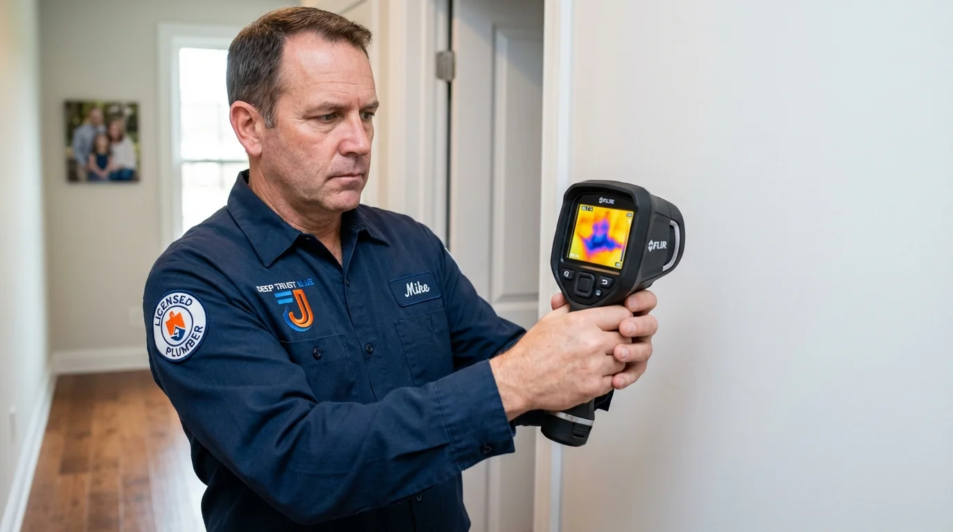 Thermal imaging leak detection by Johns Plumbing LLC in Parowan